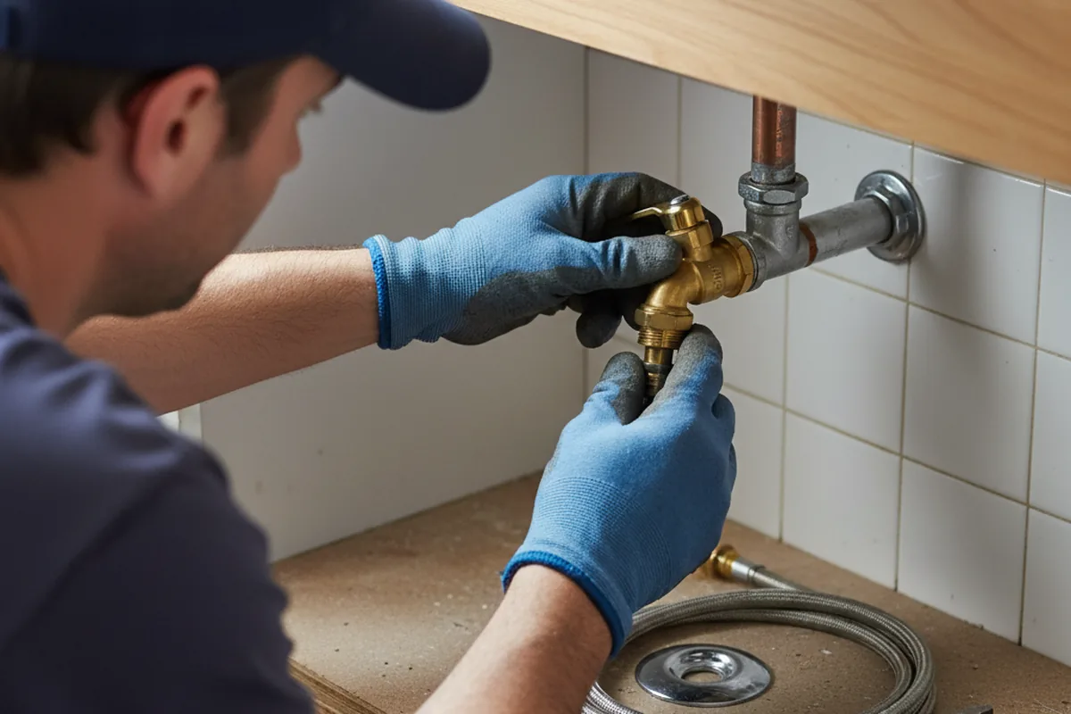 Shutoff valve and fitting work during Faucet and Fixture Repair in Ellenwood